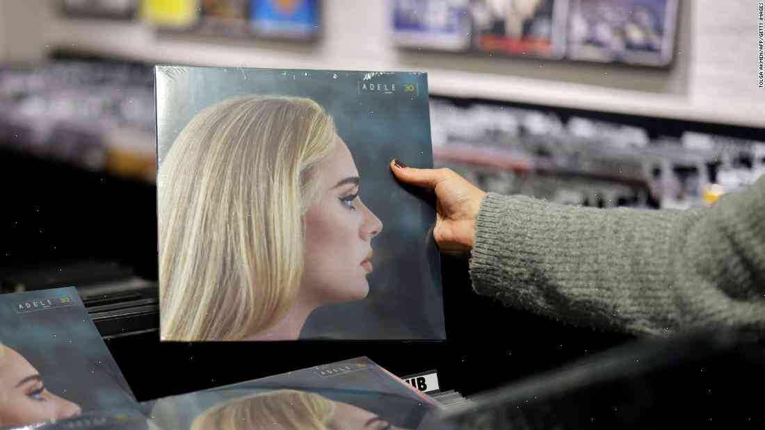 Adele's Hello sells record 7.6m copies in three weeks